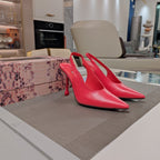 Jimmy 25 Slingback Pump Heels Red Nappa Leather 240026