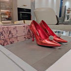 Jimmy 25 Orb Pump 100 Red Patent Leather 240044