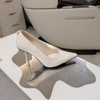 Jimmy 25 Love 100 Pump Beige Cream Cowhide 240037
