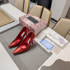 Jimmy 25 Love 100 Pump Red Patent Leather 240039
