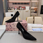 Jimmy 25 Love 100 Pump Black Suede 240040