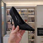 Jimmy 25 Love 100 Pump Black Suede 240040