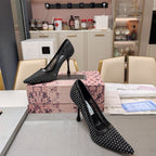 Jimmy 25 Love 100 Pump Black Mesh 240041