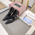 Jimmy 25 Love 100 Pump Black Mesh 240041