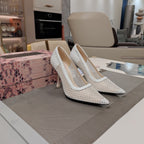 Jimmy 25 Love 100 Pump White Mesh 240042