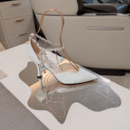 Jimmy 25 Stevie 80 Pumps White Patent Leather 240029