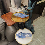 Jimmy 26s Crystal Slipper 45 Blue Silk Satin Cowhide 596342