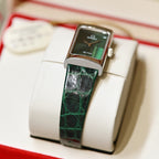 Omega De Ville 26.12mm Silver Green Dial