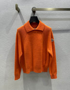 MC 2025 Turtleneck Sweater Orange Cashmere