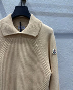 MC 2025 Turtleneck Sweater Beige Cashmere