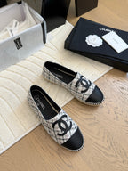 CC Espadrilles Quilted Tweed