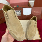 LP Open Walk Ankle Boot In Light Brown Suede 978060