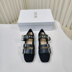 CD 25 Punk Ballet Flat  Calfskin and Suede 237991