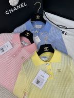 CC 25 Polo Collar Wool Tencel Nylon