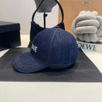 Celin Cap Blue Denim Fabric 210428