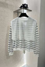 Miu Miu 25 Striped Knit Sweater Scarf 288654