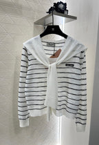 Miu Miu 25 Striped Knit Sweater Scarf 288654