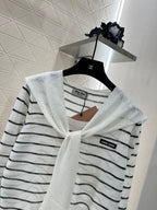 Miu Miu 25 Striped Knit Sweater Scarf 288654