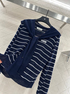 Miu Miu 25 Striped Knit Sweater Scarf 288654