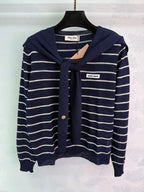 Miu Miu 25 Striped Knit Sweater Scarf 288654
