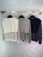 Miu Miu 25 Striped Knit Sweater Scarf 288654