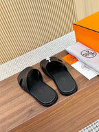 HM Izmir Sandal Black Rose Leather 294342