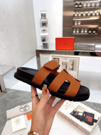 HM 2025 Chypre Sandals Brown Chocolate Cowhide 294376