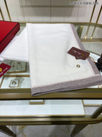 LP Scarf 170 CM In White Mix Grey Consinee Cashmere 205599