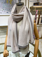 LP Scarf 170 CM In Light Grey Mix Grey Consinee Cashmere 205601