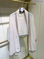 LP Scarf 170 CM In Light Grey Mix Grey Consinee Cashmere 205601