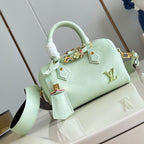 Speedy Bandouliere 18cm Pastel Green Calfskin
