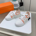 HM Depart Slip-on Sneaker In White Woven Fabric 106323