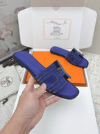 HM 26ss Oran Sandals Cobalt Blue Cowhide 625225