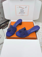 HM 26ss Oran Sandals 50 Cobalt Blue Cowhide 625228