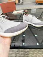 LP 360 LP FLEXY WALK SNEAKER WHITE AND GRAY WOOL
