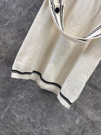 LV 25 White Monogram Wool