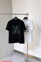 LV T-SHIRT WHITE MIX COLORFUL COTTON 239605