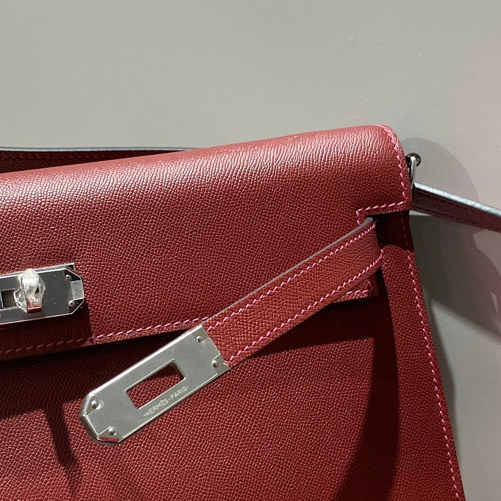 HM Kelly Elan 27cm Red Leather Shw