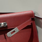 HM Kelly Elan 27cm Red Leather Shw