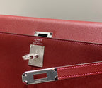 HM Kelly Elan 27cm Red Leather Shw