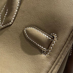 HM Shoulder Birkin 29 Etoupe Brown Leather 222349