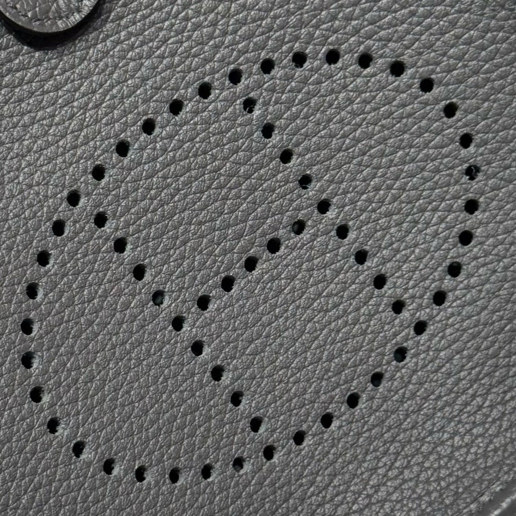 Hermes Evelyn 18 Bag Graphite Gray Epsom Leather 255530