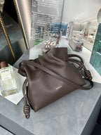 Mini Flamenco Bag 23cm Chocolate Calfskin