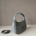 MiuMiu Wander Crescent Bag Leather