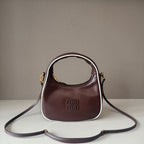 MiuMiu Wander Crescent Bag Leather