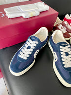 GG 26 Sneaker Blue Monogram Suede Sheepskin 632812