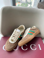 GG 26 Sneaker Brown Canvas Suede 632802