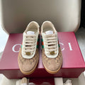 GG 26 Sneaker Brown Canvas Suede 632802