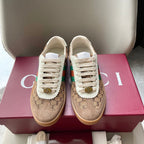 GG 26 Sneaker Brown Canvas Suede 632802