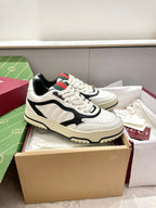 GG 26 Sneaker White Black Cowhide 632869